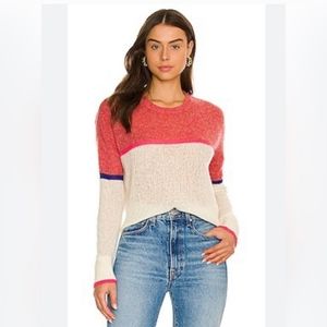 Sundry Wool Cashmere Colorblock Sweater